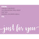 Just For You Shipping Labels Image 3 of 3